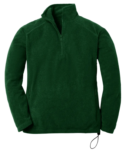 Blue Generation Adult Micro Fleece Zip Pullover-BG9952