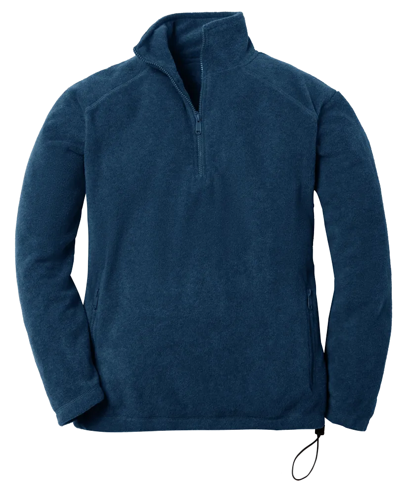 Blue Generation Adult Micro Fleece Zip Pullover-BG9952