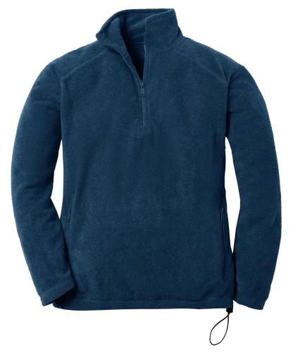 Blue Generation Adult Micro Fleece Zip Pullover-BG9952