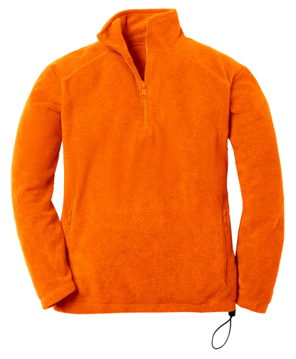 Blue Generation Adult Micro Fleece Zip Pullover-BG9952