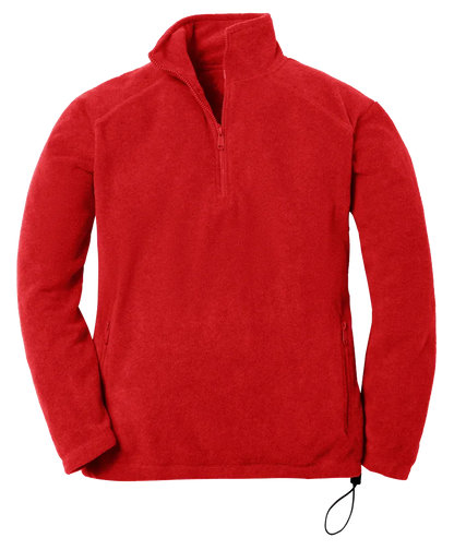 Blue Generation Adult Micro Fleece Zip Pullover-BG9952