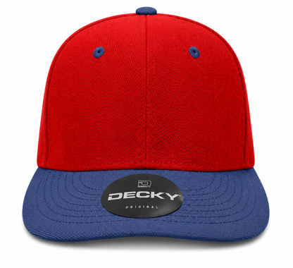 Decky 6 Panel Mid Profile Structured Acrylic/Polyester Cap #207