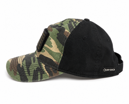 DRI-DUCK Camouflage Tactical Cap with Adjustable Hook & Loop Closure 12078