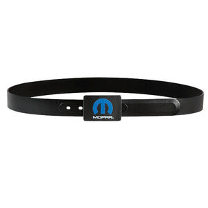 Mopar Zero  Scratch less PLAIN BELT W/MOPAR BUCKLE - Black - AB15MP
