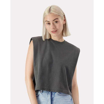 American Apparel Garment-Dyed Women's Heavyweight Muscle Tee