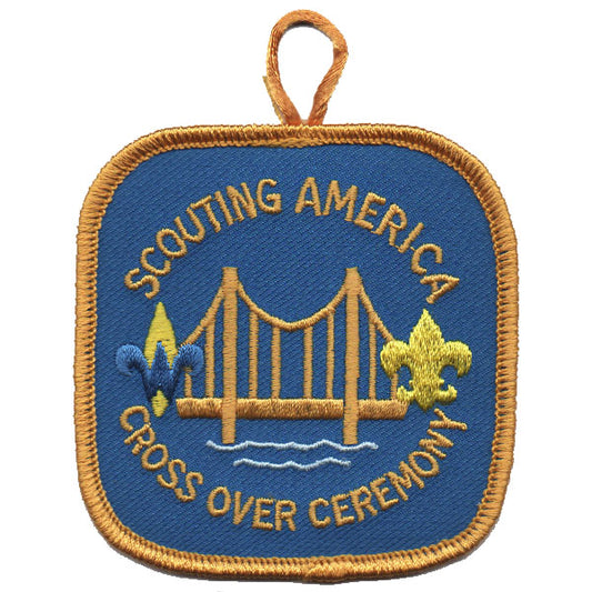Cross Over Ceremony Scouting America Patch