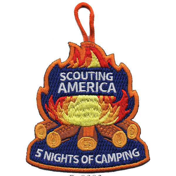 5 Nights of Camping Scouting America Patch