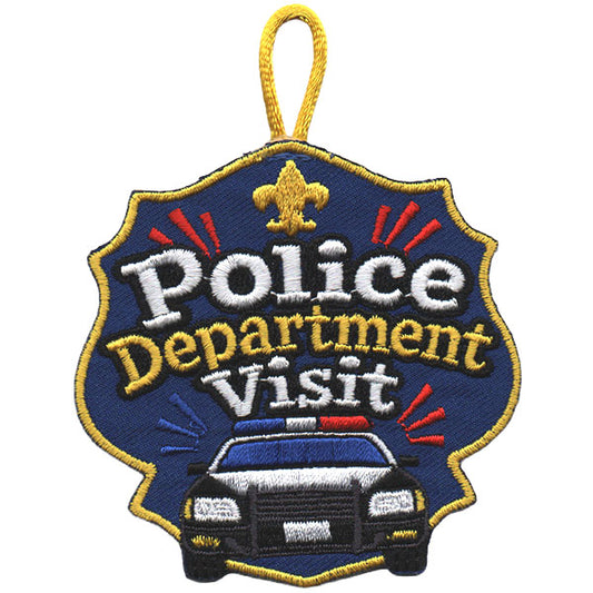 Post Police Department Visit Scouting America Patch - 0317