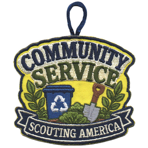 Community Service Scouting America Patch - 0323
