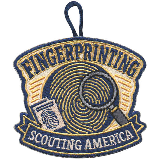 Fingerprinting Scouting America Patch - 0324