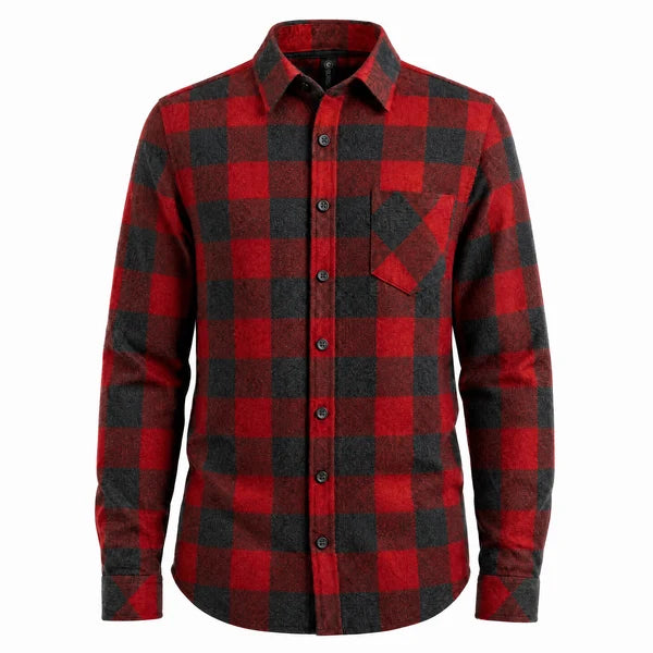 Burnside B8610 Men's Quilted Flannel Shirt Jacket - B8212