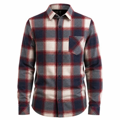 Burnside B8610 Men's Quilted Flannel Shirt Jacket - B8212