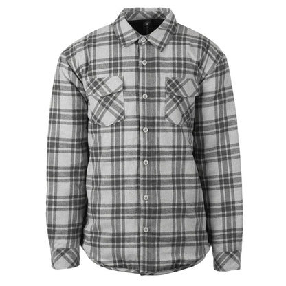 Burnside B8610 Men's Quilted Flannel Shirt Jacket - B8610