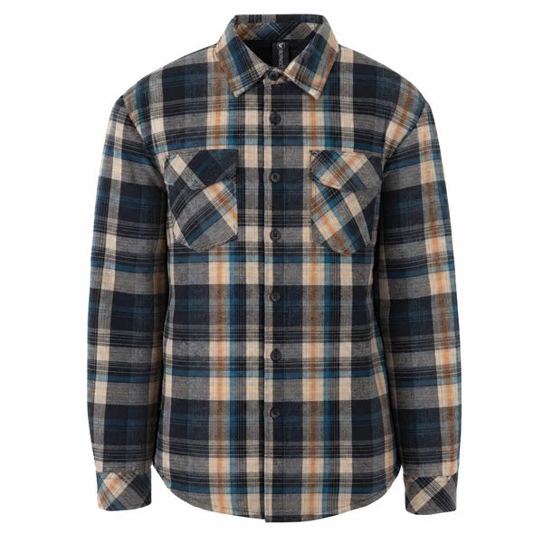 Burnside B8610 Men's Quilted Flannel Shirt Jacket - B8610