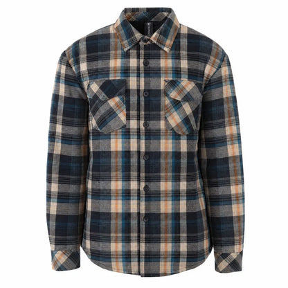 Burnside B8610 Men's Quilted Flannel Shirt Jacket - B8610