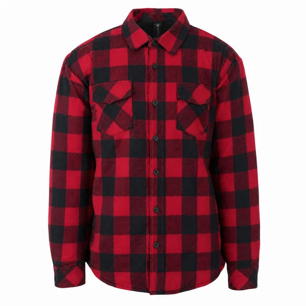 Burnside B8610 Men's Quilted Flannel Shirt Jacket - B8610