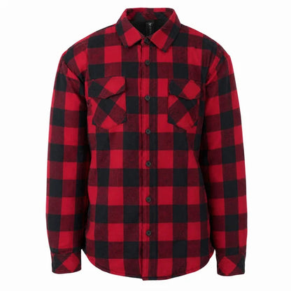 Burnside B8610 Men's Quilted Flannel Shirt Jacket - B8610