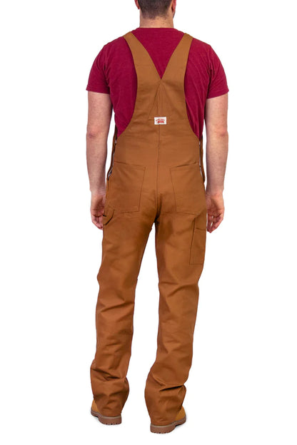 Round House #83 Heavy Duty Brown Duck Bib Overalls