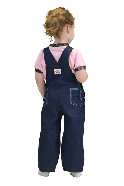 Round House #7 Kid's Blue Denim Bib Overalls