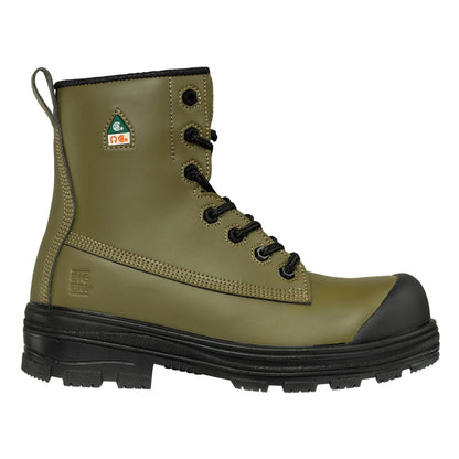 Big Bill Men’s Vegan Metal Free Work Boots 8" -BB5240 -Military olive green
