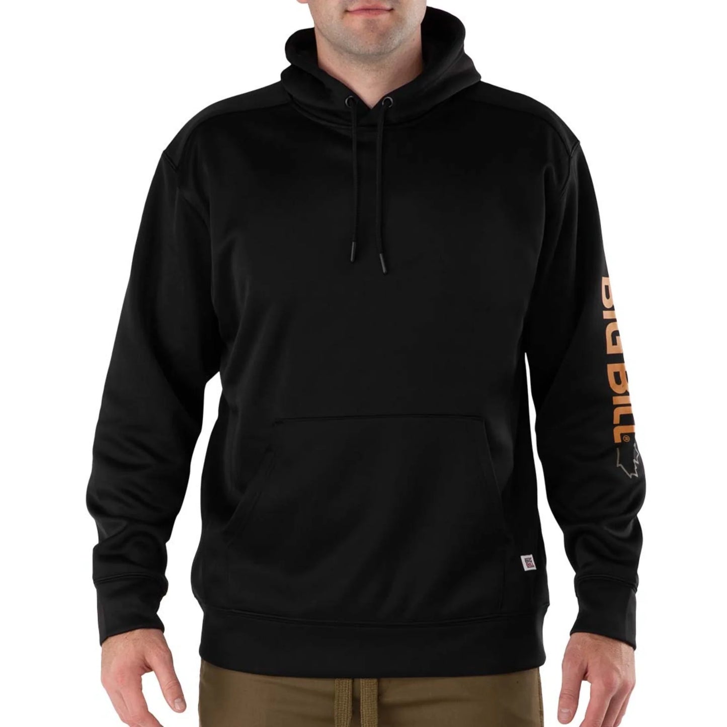 Big Bill Technical Fleece Pullover Hoodie with Graphic Logo -BBFL80
