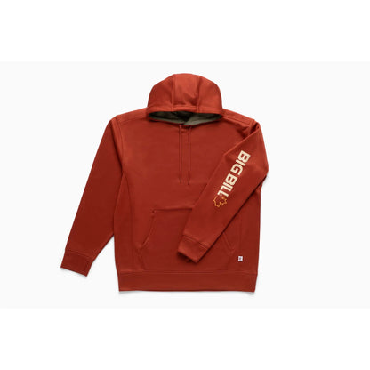 Big Bill Technical Fleece Pullover Hoodie with Graphic Logo -BBFL80