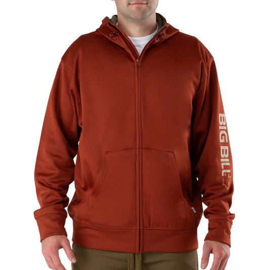 Big Bill Technical Fleece Full-Zip Hoodie with Graphic Logo -BBFL90