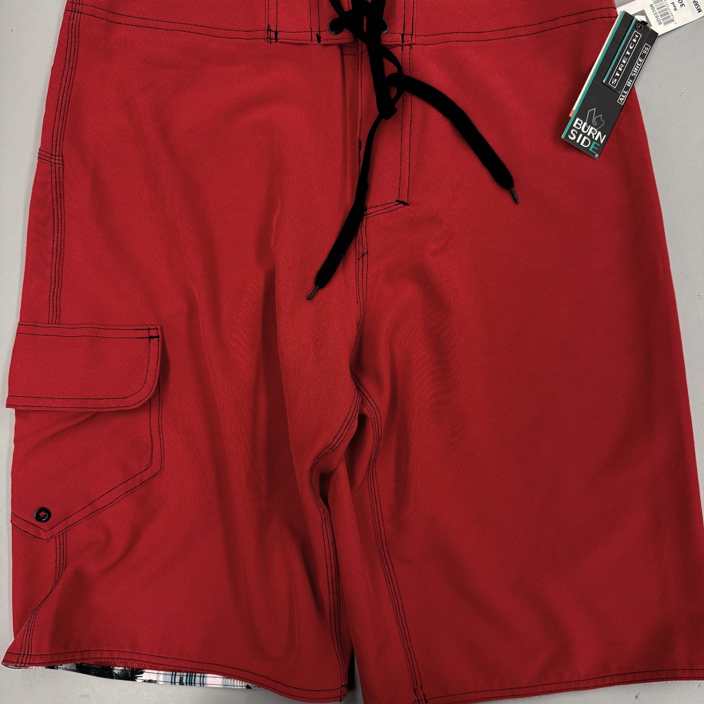 Burnside BD9370R Mens Swimming Trunks (Clearance)