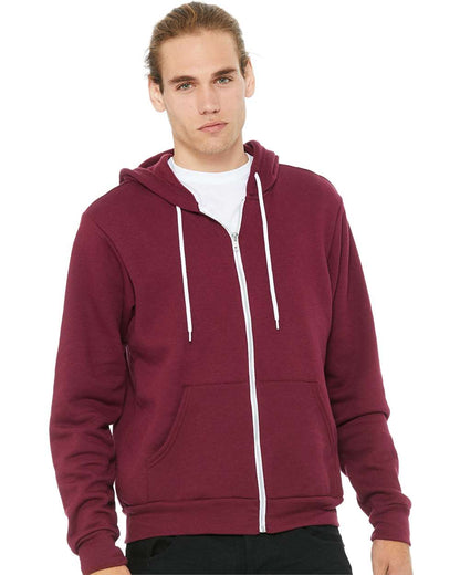 BELLA + CANVAS Sponge Fleece Full-Zip Hoodie