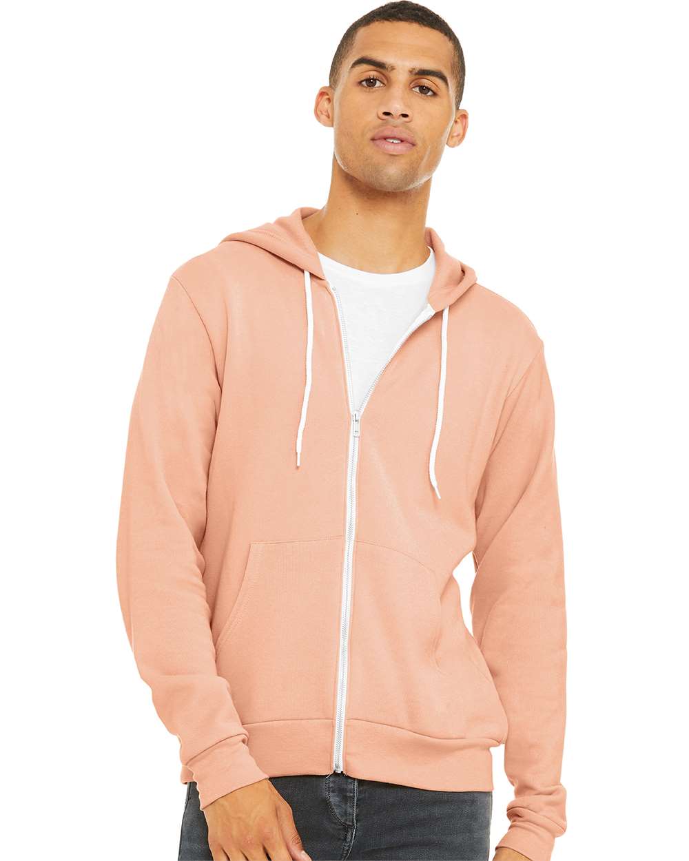 BELLA + CANVAS Sponge Fleece Full-Zip Hoodie