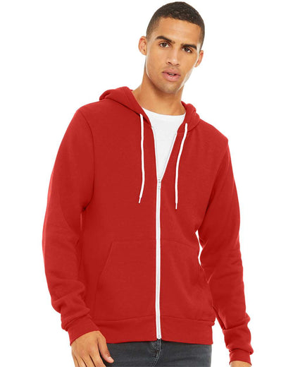 BELLA + CANVAS Sponge Fleece Full-Zip Hoodie