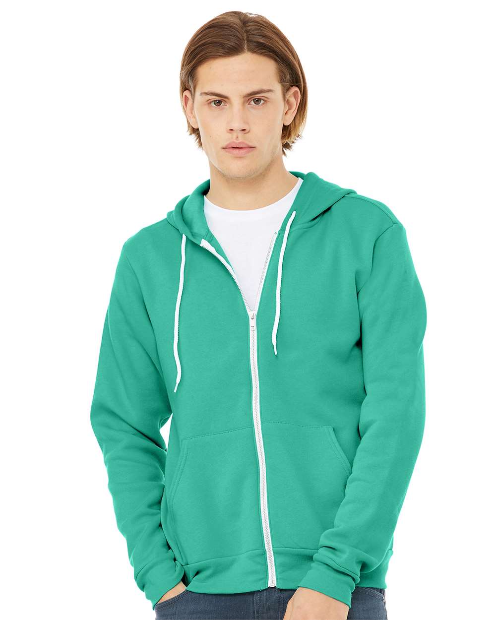 BELLA + CANVAS Sponge Fleece Full-Zip Hoodie