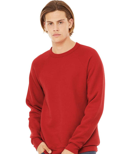 BELLA + CANVAS Sponge Fleece Raglan Crewneck Sweatshirt