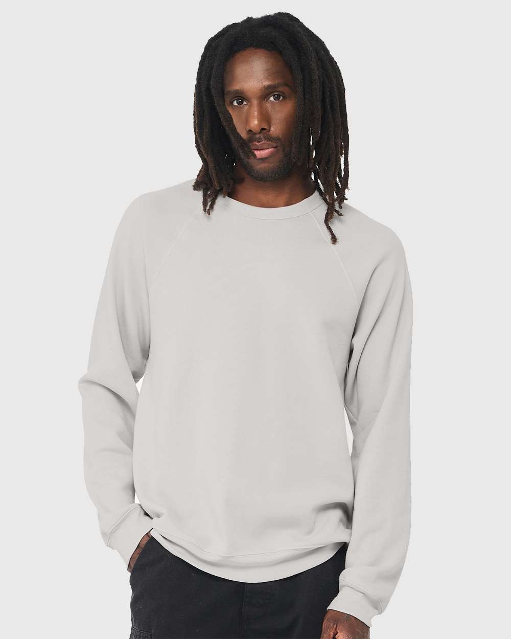 BELLA + CANVAS Sponge Fleece Raglan Crewneck Sweatshirt