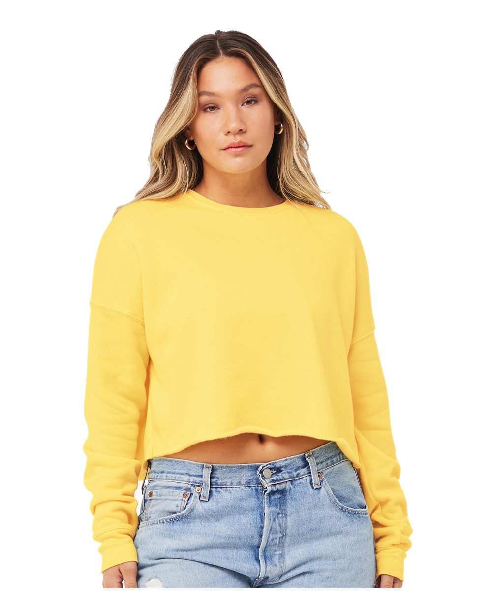 BELLA + CANVAS Women's Crop Crew Fleece