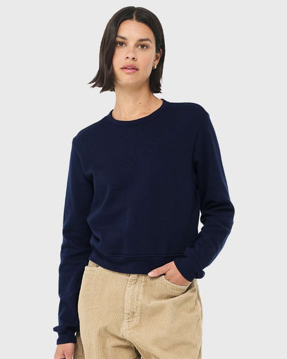 BELLA + CANVAS Women's Sponge Fleece Classic Crewneck Sweatshirt