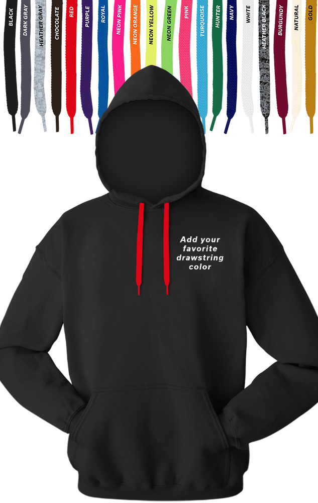 Blue Generation Custom Drawstring Pullover Hoodie-BG9301PD