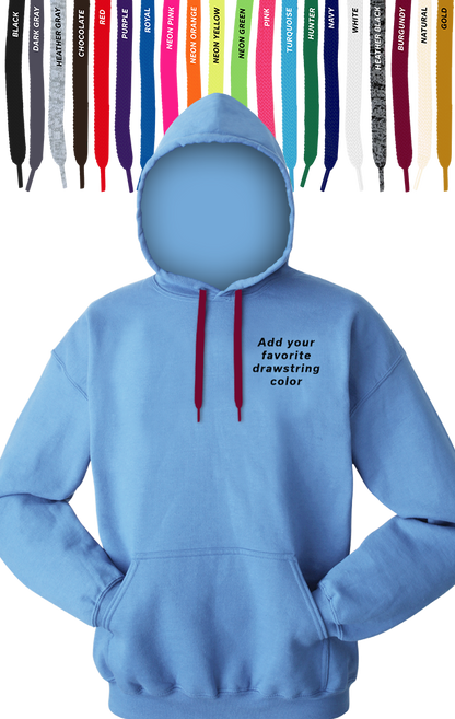 Blue Generation Custom Drawstring Pullover Hoodie-BG9301PD