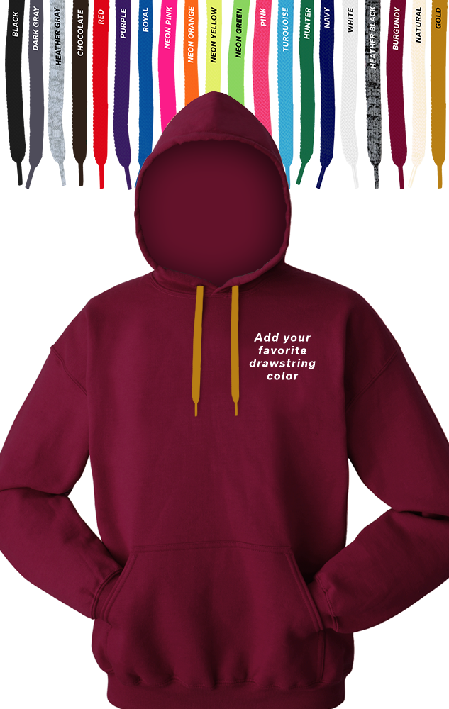 Blue Generation Custom Drawstring Pullover Hoodie-BG9301PD