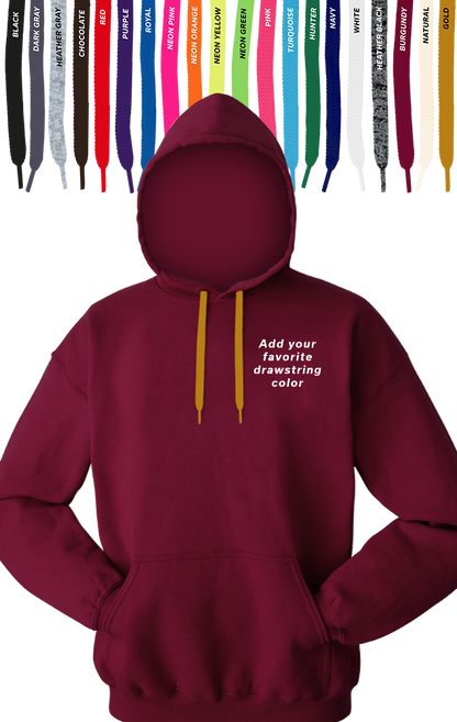 Blue Generation Custom Drawstring Pullover Hoodie-BG9301PD