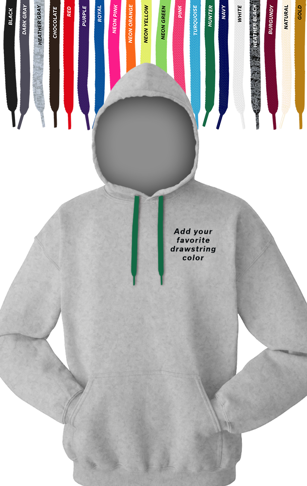 Blue Generation Custom Drawstring Pullover Hoodie-BG9301PD