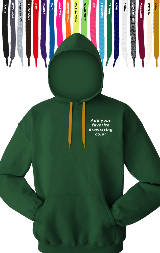 Blue Generation Custom Drawstring Pullover Hoodie-BG9301PD