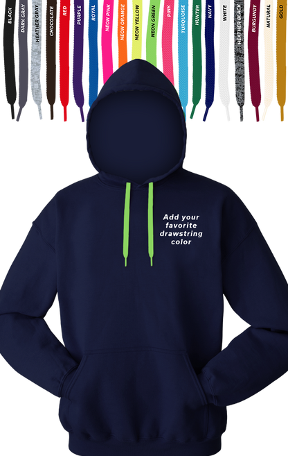 Blue Generation Custom Drawstring Pullover Hoodie-BG9301PD