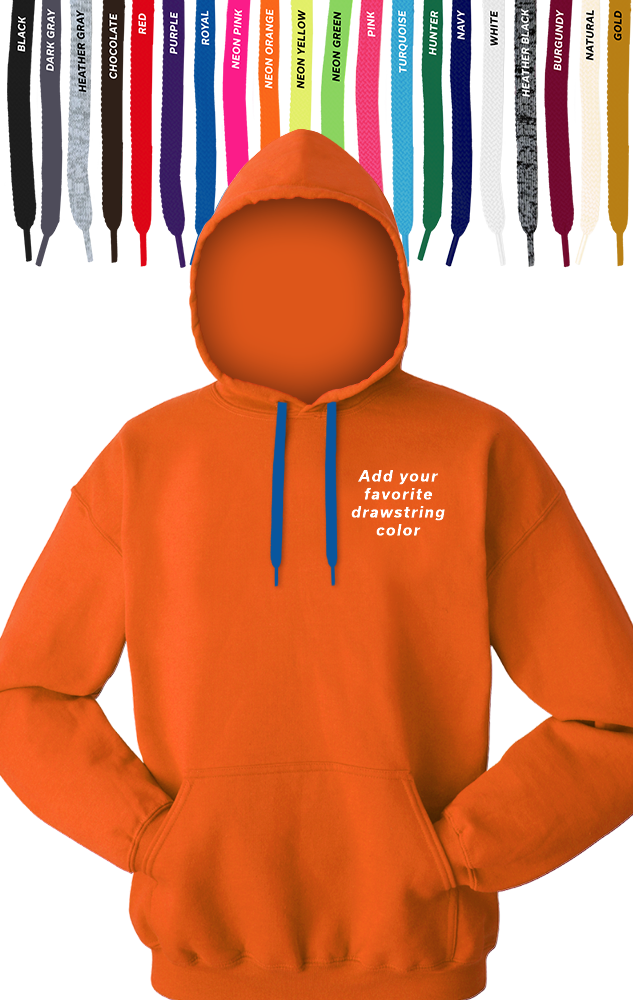 Blue Generation Custom Drawstring Pullover Hoodie-BG9301PD