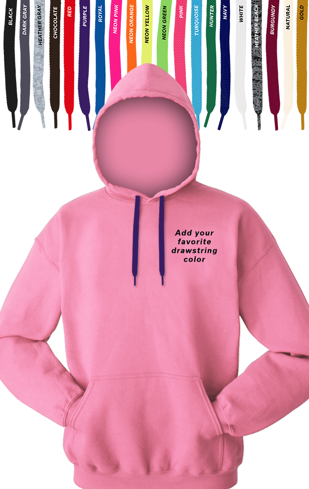 Blue Generation Custom Drawstring Pullover Hoodie-BG9301PD