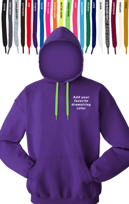 Blue Generation Custom Drawstring Pullover Hoodie-BG9301PD