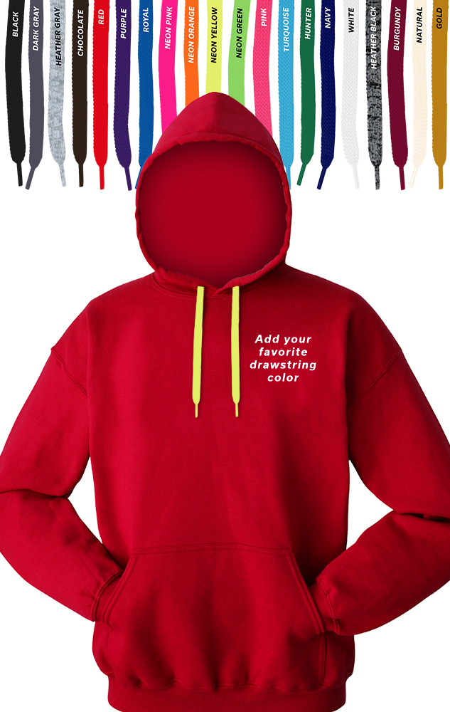 Blue Generation Custom Drawstring Pullover Hoodie-BG9301PD