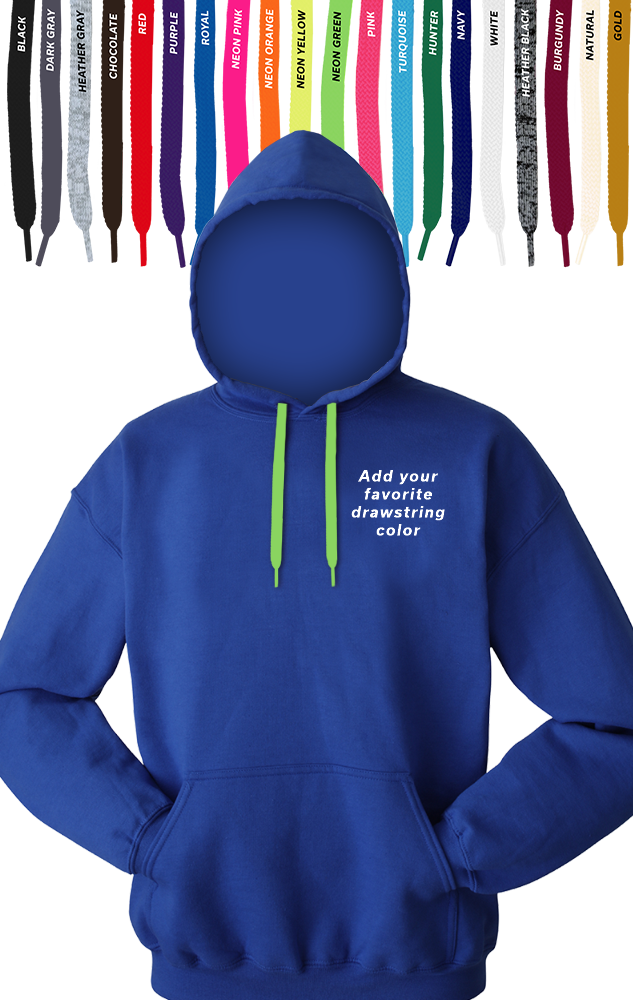 Blue Generation Custom Drawstring Pullover Hoodie-BG9301PD