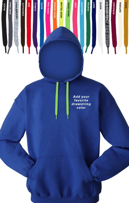 Blue Generation Custom Drawstring Pullover Hoodie-BG9301PD