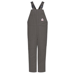 Bulwark®Men's Midweight Excel FR® ComforTouch® Deluxe Insulated Bib Overall - BLC8 -Color : Grey - Navy